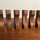 6 teak cutlery doors