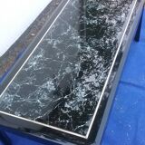 Table basse vintage noire