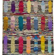 Tapis boho recyclé turc fait main 94 cm x 275 cm