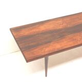 Large rare mid century rosewood coffee table from the 1960s
