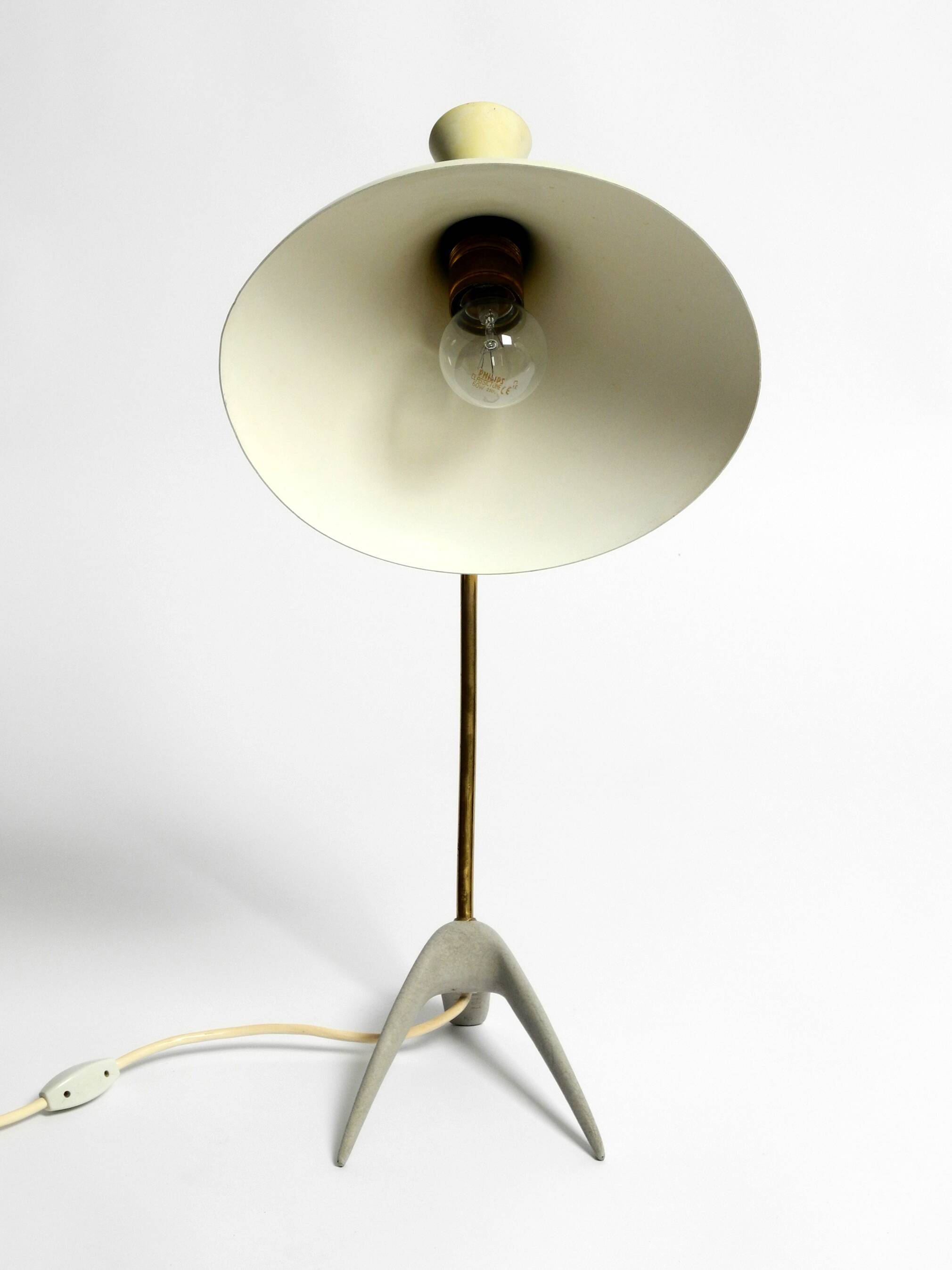 Large Mid Century crow's foot table lamp by Karl Heinz Kinsky for Cosack