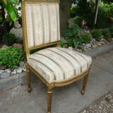 Old Louis XVI fabric chair