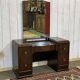 Art Deco English hairdresser in walnut from the 1930s.