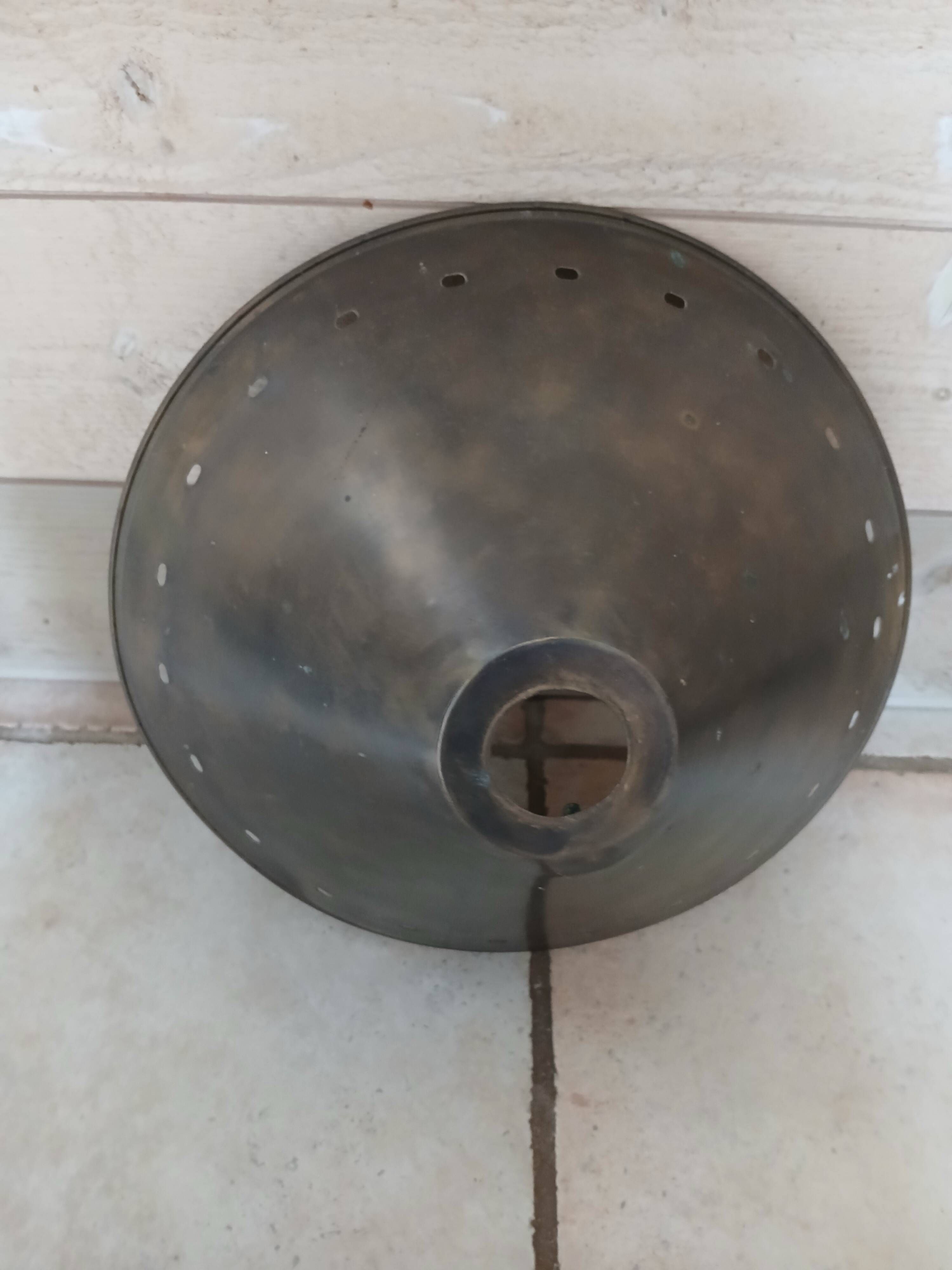 Antique brass lampshade