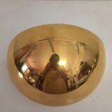 8 half moon sconces, Hollywood regency, brass, 60/70