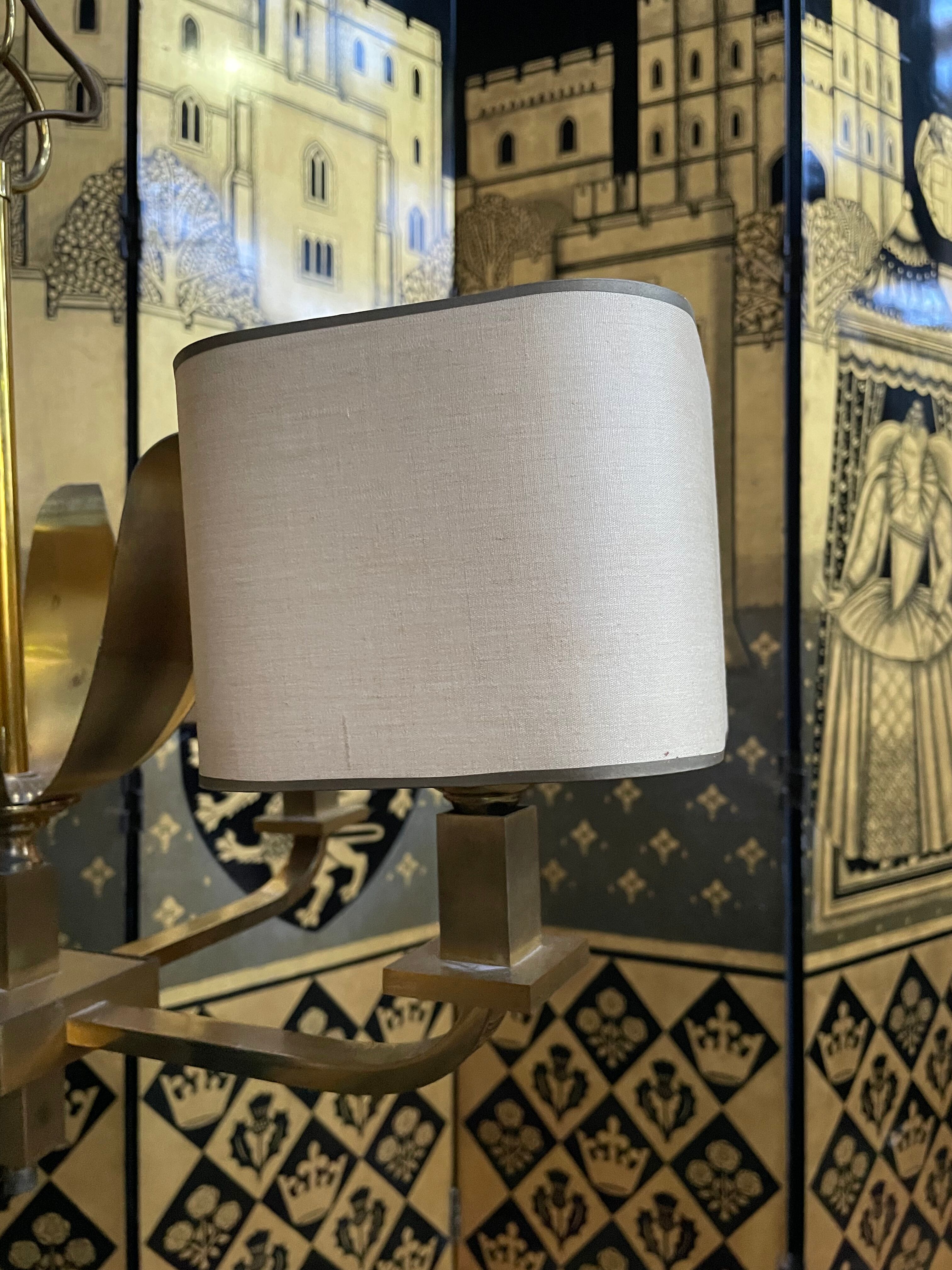 Brass chandelier 1970