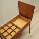 Teak sewing table, Danish design, 1960s, production: Denmark