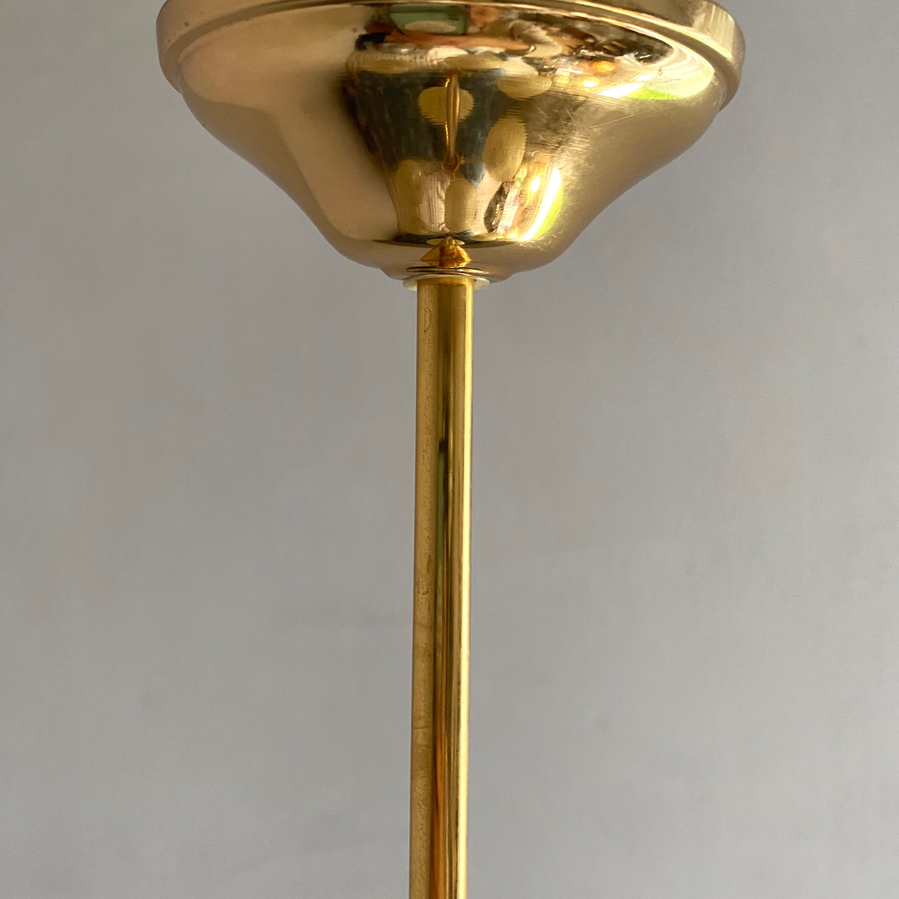 Vintage chandelier design amber globes