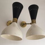 Wall lamps in the style of Italian creations of the 50s