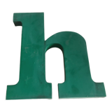 Industrial letter in zinc