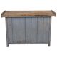 Characterful Old Blue Workbench Sideboard Unique 124cm