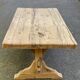 Renovated monastery dining table in solid oak from the 18th century, 200cm.