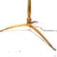 Vintage Italian gilded bronze floor lamp from the 1940s