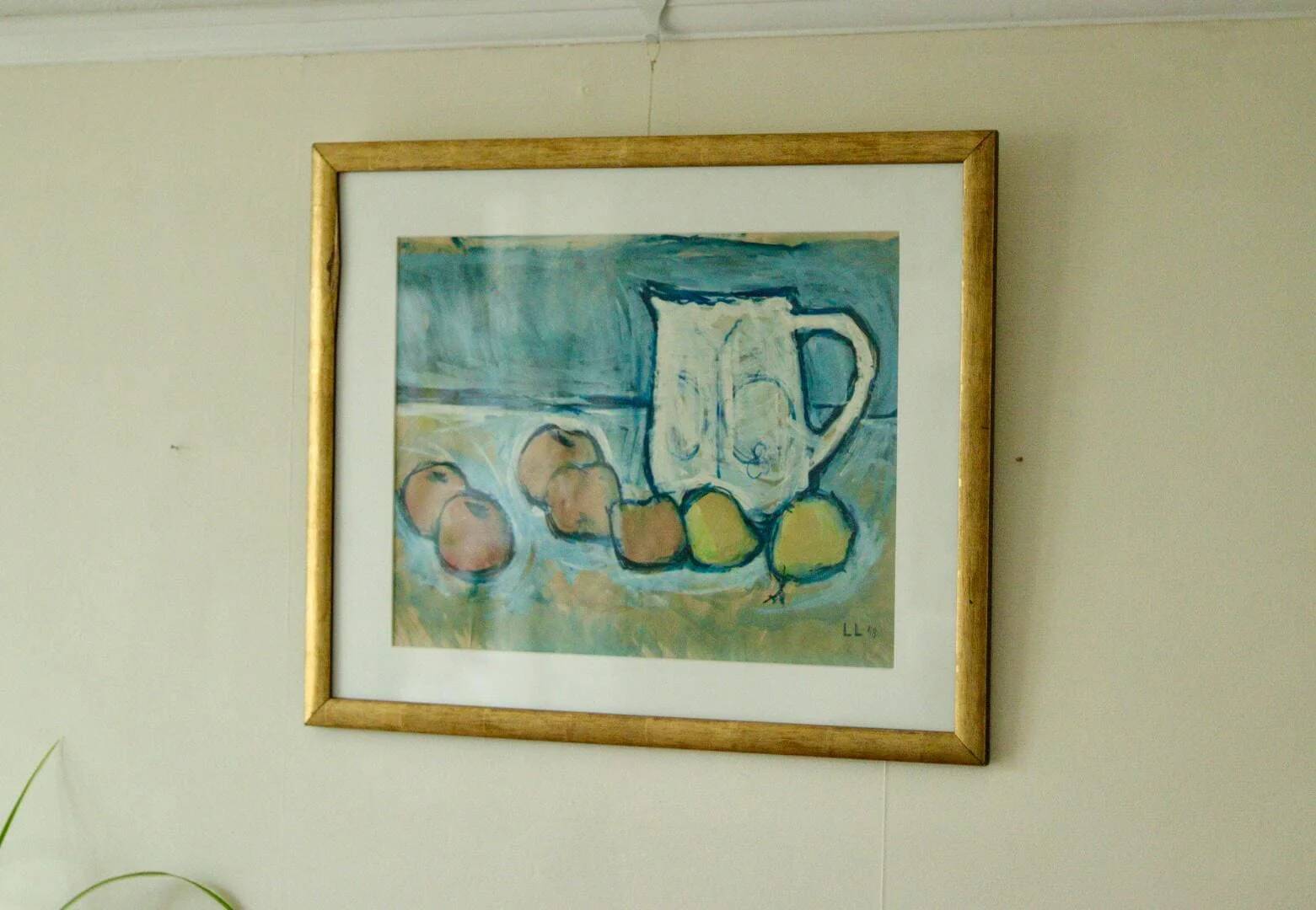 Original Swedish pastel on paper – by Lage Lindell