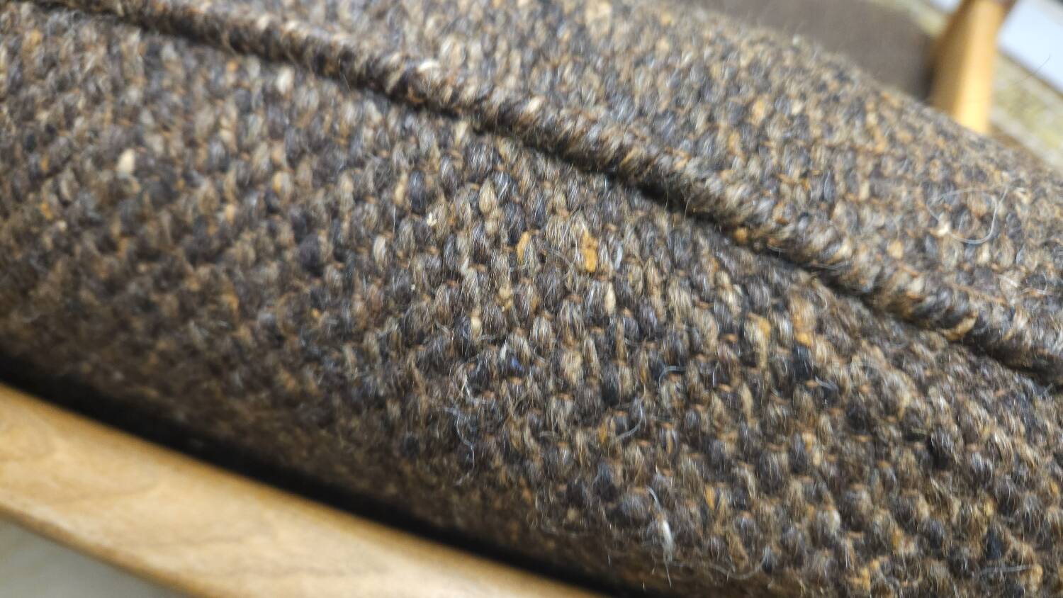3-seater sofa in terry wool from the 1970s
