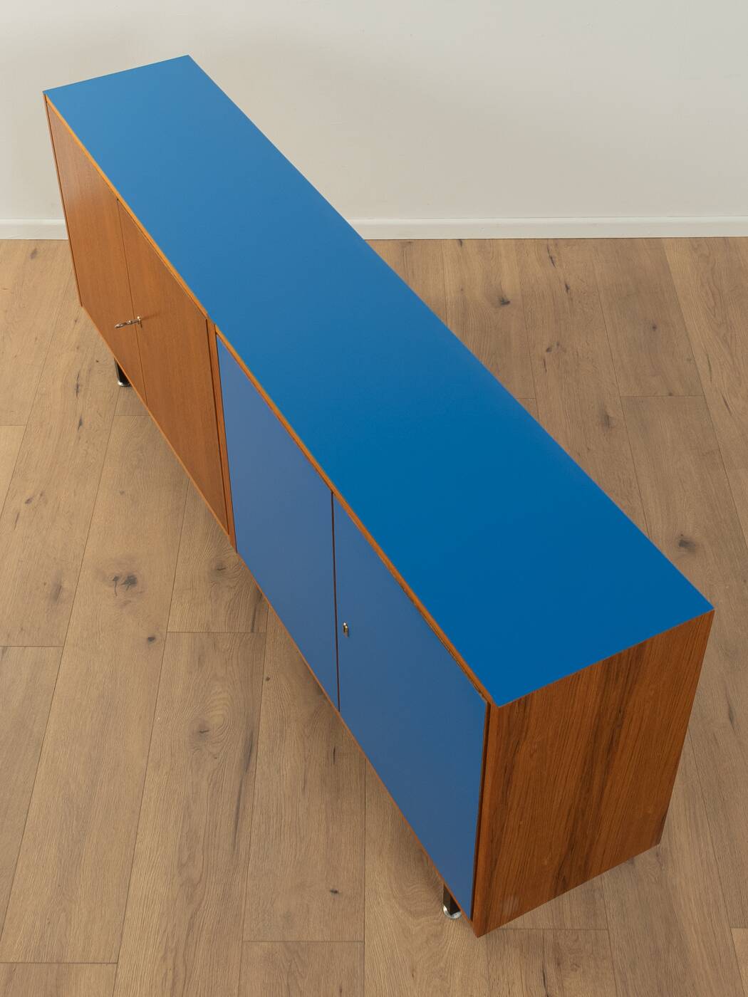 60s Blue Sideboard by DeWe