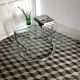 Table en verre pivotante