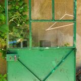 Workshop/industrial style steel door