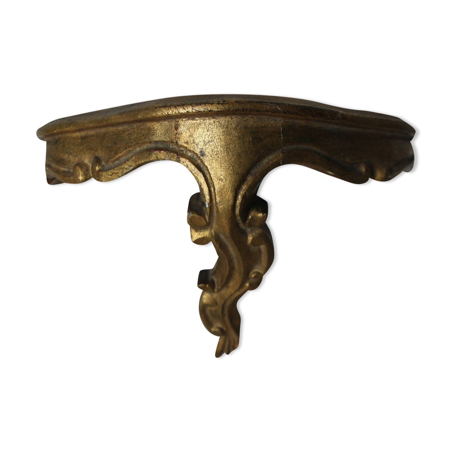 Gilded wooden console