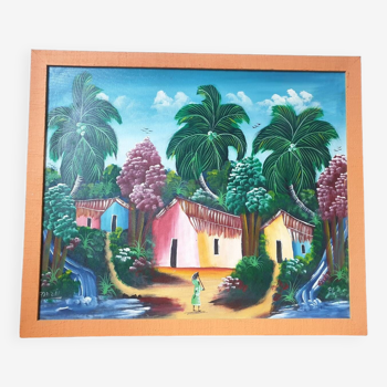 Naive Painting Dominican Republic