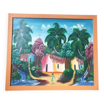 Naive Painting Dominican Republic