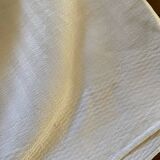 Old winegrower's tablecloth.