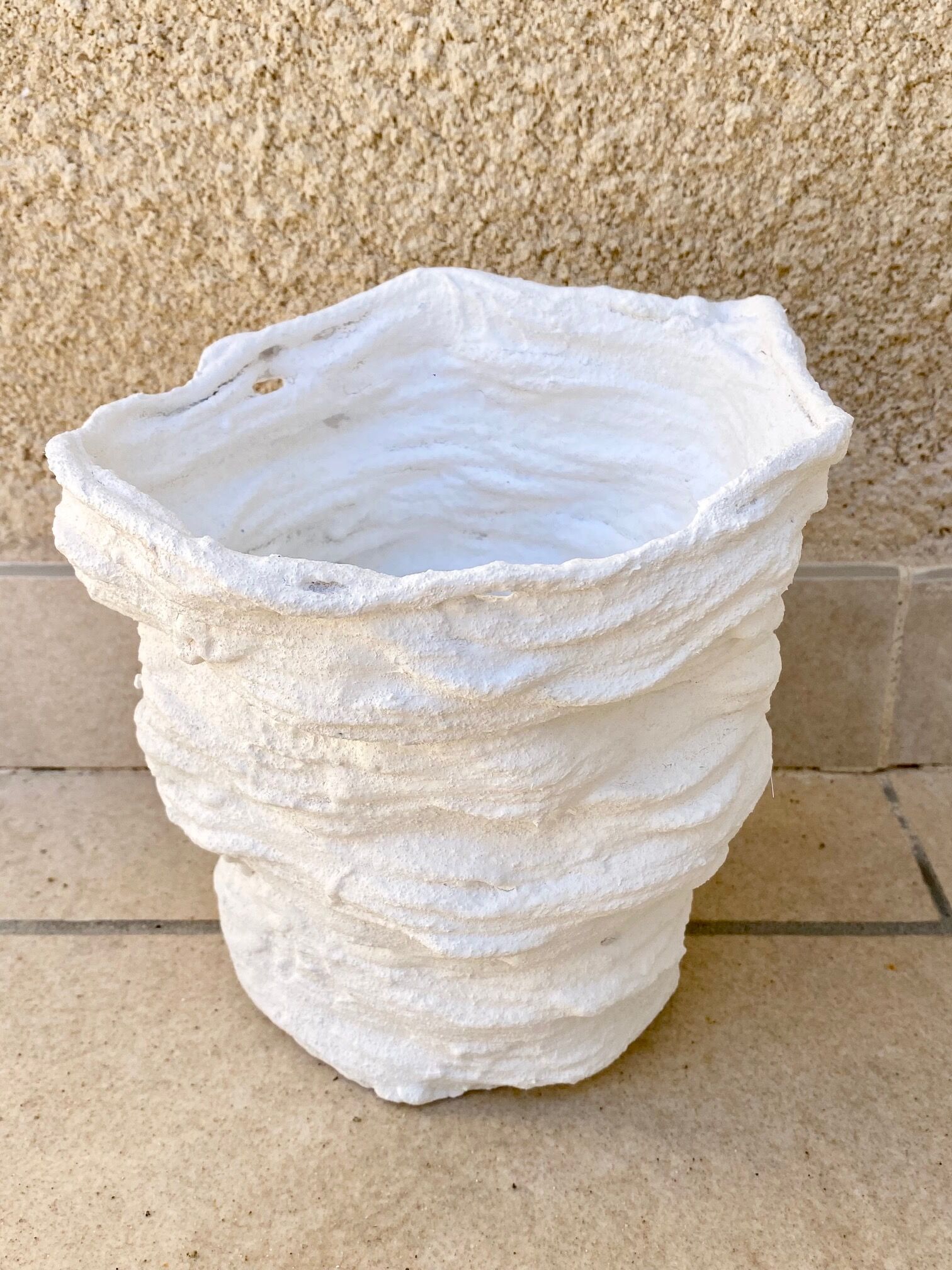 Bleached pot cover