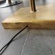 Solid brass plant-shaped floor lamp