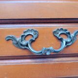 Louis XV solid cherry wood chest of drawers