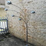 Chromium thrush floor lamp