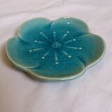 Turquoise flower jewelry storage cup stamped LBMDJ