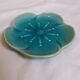 Turquoise flower jewelry storage cup stamped LBMDJ