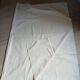 Antique sheet with embroidered initials