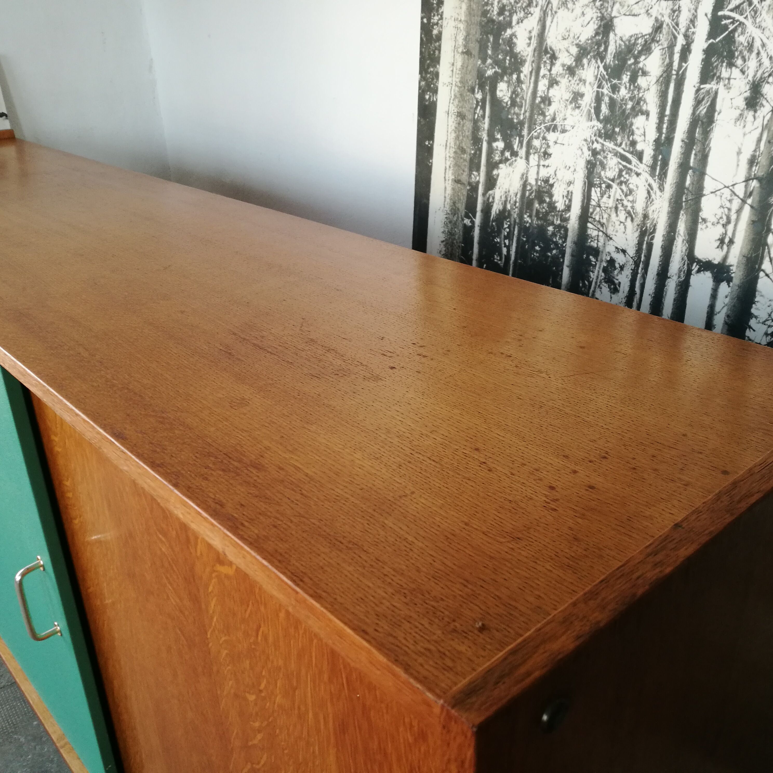 Vintage oak enfilade