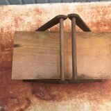 Vintage compas sewing basket