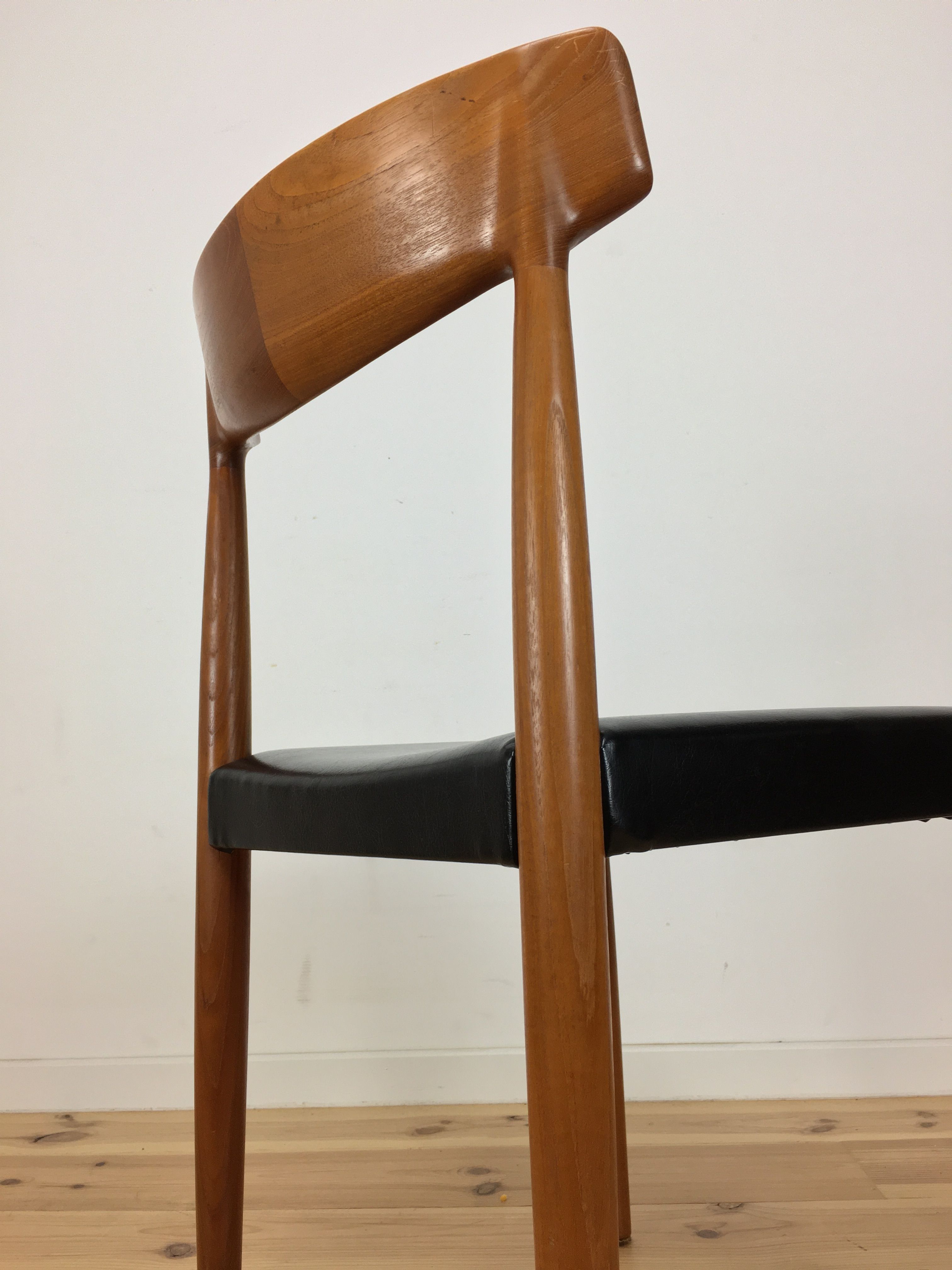 Chaise 343 par Knud Faersch pour Slagelse Mobelvaerk, scandinave, danoise
