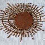 Sun ortf vintage rattan mirror 67x47cm