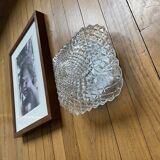 Small antique square vintage wall/ceiling light, 18 cm