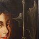 Ancient painting "Leandra Queen of the Amazons" oil on canvas '600