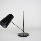 Mid-century black table lamp, 1970's.