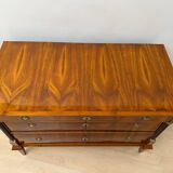 Biedermeier Commode in Cherry Veneer and Brass, Germany, 1820s