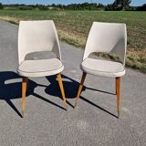 Set of 2 barrel chairs from the 60s