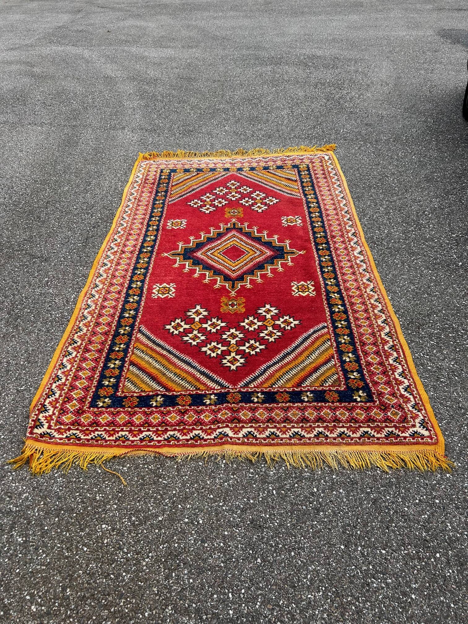 Vintage berber rug