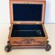 Ancient carved wooden box