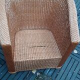 5-piece vintage rattan lounge set 60s
