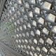 Vintage black rattan headboard 142cm