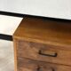 Vintage desk in birch veneer of years 60