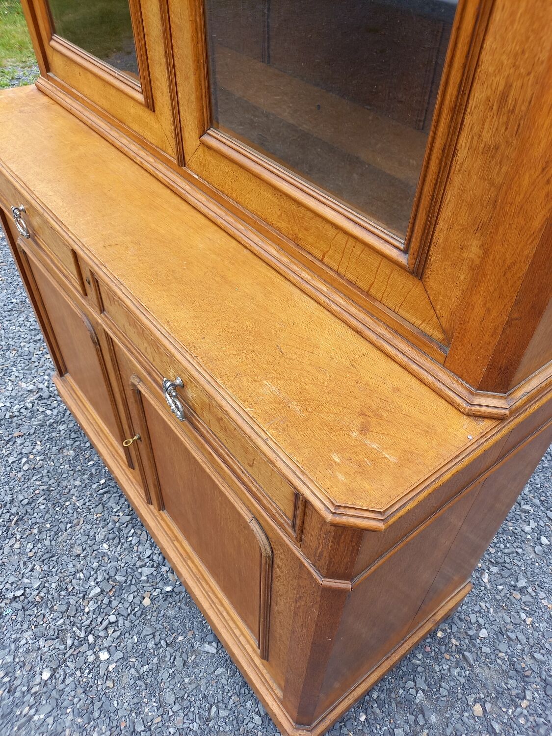 Solid oak sideboard 1900