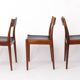 6 des 8 chaises de salle à manger vintage danoises, Arne Hovmand-Olsen pour Mogens Kold