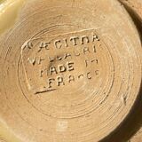 Vintage Ceramic Vase AEGITNA Vallauris FRANCE